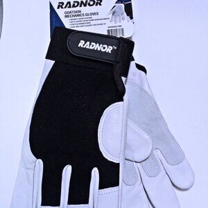 RADNOR GOATSKIN MECHANICS GLOVES #64057366 SIZE MED
